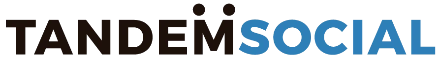 Logo de Tandem Social en azul